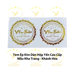 Tem Ép Kim Yến Sào Nha Trang-Khánh Hòa 6 Chim Yến