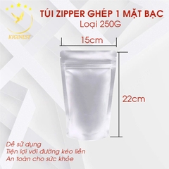 Túi Zip Bạc