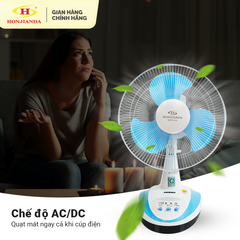 QUẠT VÀ ĐÈN SẠC FL 312 – Loại 2 bình