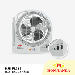 QUẠT VÀ ĐÈN SẠC HONJIANDA HJD-FL313 – Loại 1 bình