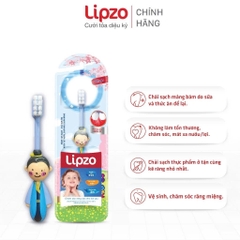 Bàn Chải Đánh Răng Trẻ Em Lipzo Kids S3 Mẫu Mới Lông Chỉ Tơ Nha Khoa Dành Cho Bé Từ 2 Tuổi