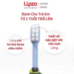 Bàn Chải Đánh Răng Trẻ Em Lipzo Kids S3 Mẫu Mới Lông Chỉ Tơ Nha Khoa Dành Cho Bé Từ 2 Tuổi