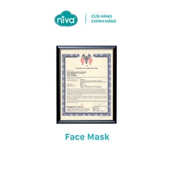 Combo 10 Hộp Khẩu Trang Niva 3D Người Lớn Hộp 10 Cái Cấu Trúc 3 Lớp Ngăn Bụi Mịn Kháng Khuẩn Hàng Chính Hãng Cao Cấp