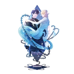 Standee Nhân ngư rơi xuống hàng chính hãng mẫu 1