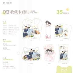 Bộ card arcylic Mỗ mỗ chính hãng Mẫu 3