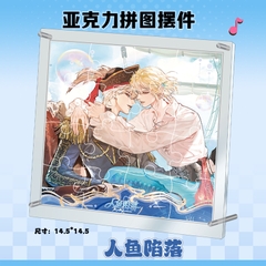 Xếp hình Arcylic Nhân ngư rơi xuống Mẫu 1