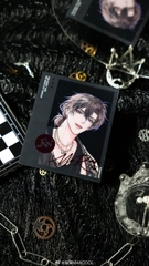 Thẻ Polaroid Arcylic Husky và sư tôn mèo trắng Mẫu 9 - HÀNG CHÍNH HÃNG