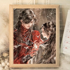 Khung ảnh Thiên quan tứ phúc 17*21cm mẫu 31