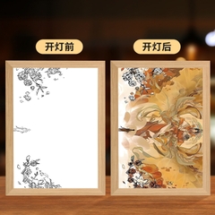 Tranh phát sáng Thiên quan tứ phúc Mẫu 3