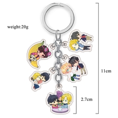 Móc khóa Banana Fish mẫu 6