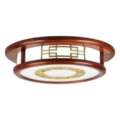 Đèn Ốp Trần Gỗ Tự Nhiên Cao Cấp Mã SN-6828