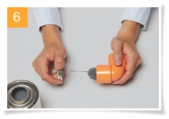 Làm sạch bên trong phụ kiện CPVC