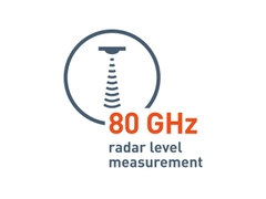 80 GHz radar level measurement