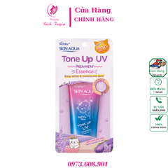 KEM CHỐNG NẮNG SUNPLAY SKIN AQUA TONE UP UV ESSENCE LAVENDER 50g