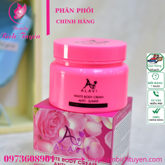 Kem Body ALAVI White Body Cream Anti-Sunny 250g