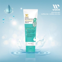 Sữa Rửa Mặt Nâng Cơ Wskin Power Rejuvenation Cleansing Foam Vitamin E + Elastin