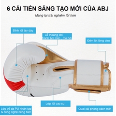 Găng tay Boxing  - Võ thuật - Đấm bốc ABJ chuyên nghiệp - phong trào Nam - Nữ - Trẻ Em cao cấp nhiều phiên bản