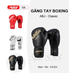 Găng tay Boxing  - Võ thuật - Đấm bốc ABJ Classic - Nam - Nữ - Trẻ em - Chuyên nghiệp - Phong trào