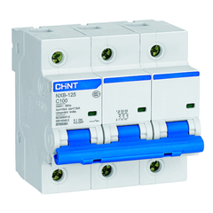 NXB-125 3P - Aptomat Chint MCB 3 pha 10kA