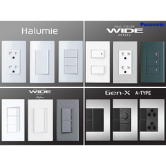 Công tắc, mặt ổ cắm Panasonic
