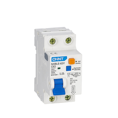NXBLE-63Y 1P+N Cầu dao chống giật kết hợp bảo vệ quá tải Chint 4,5kA RCBO