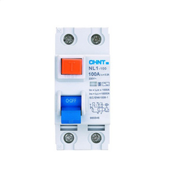 NL1-100 2P Cầu dao chống giật Chint 2 pha 6kA RCCB