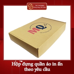 30x20x5 Hộp Carton Nắp Cài In Theo Yêu Cầu