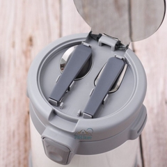 Bộ hộp cơm giữ nhiệt Lock&Lock Easy Carry 2.0L kèm túi đeo, muỗng nĩa LHC8039