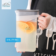 Bình đựng nước LocknLock One Handed Jug dung tích 2.1L HAP818 có tay cầm chắc chắn dung tích lớn