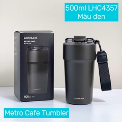 Ly giữ nhiệt phủ sứ LocknLock 500ml Metro Cafe Tumbler LHC4357 P3H Store
