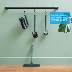 Dụng cụ vệ sinh đa năng LocknLock bàn chải chà sàn , cọ chà rửa nhà tắm toilet , cây gạt nước - màu xanh lá ETM916GRN ETM917GRN ETM918GRN ETM919GRN
