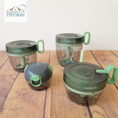 Dụng cụ xay nhỏ thực phẩm Lock&Lock xay tỏi ớt nhiều size Ring Pull Chopper CKS312 CKS313 CKS314