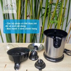 Máy vắt cam bằng thép không gỉ Lock&Lock công suất 85W EJJ226BLK - Bảo hành 1 năm chính hãng