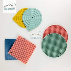 Miếng lót nồi nhấc nồi Lock&Lock bằng silicone chịu được nhiệt độ cao 200 độ C màu Pastel CKT217