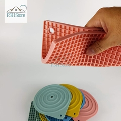 Miếng lót nồi nhấc nồi Lock&Lock bằng silicone chịu được nhiệt độ cao 200 độ C màu Pastel CKT217