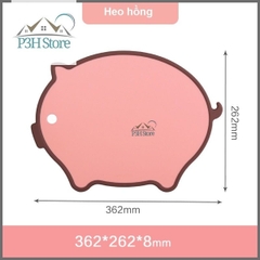 Thớt nhựa kháng khuẩn Lock&Lock viền Silicone nhiều hình dạng màu sắc CSC55