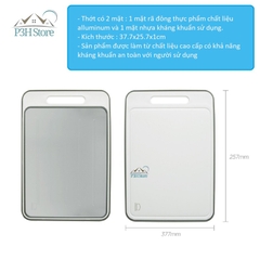 Thớt rã đông 2 mặt nhôm và nhựa Lock&Lock CSC411