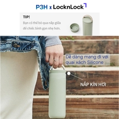 Bình giữ nhiệt LocknLock Metro Two Way Tumbler 237ml/475ml Hộp ủ cháo nhỏ có quai xáchLHC4272 LHC4274 P3H