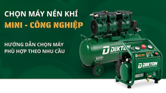 So sánh Máy Nén Khí Mini và Công Nghiệp: Nên Chọn Loại Nào Phù Hợp?