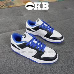 SB Dunk Low Black White Royal Blue Like