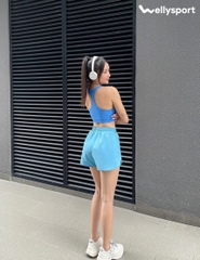 Áo Bra Tập Gym, Yoga Nữ, Màu Xanh Royal, Welly Sport, Mã AOBR