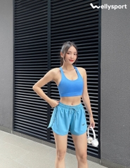 Áo Bra Tập Gym, Yoga Nữ, Màu Xanh Royal, Welly Sport, Mã AOBR