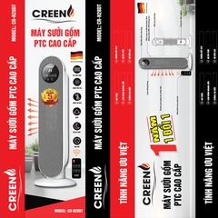 Máy sưởi gốm cao cấp CREEN CR-H28DT