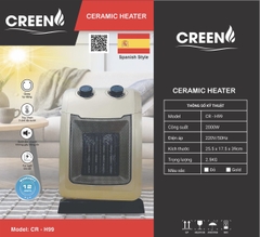 Máy sưởi gốm Ceramic Creen CR-H99 2000W New 2021