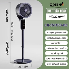 Quạt tuần hoàn thông minh CREEN CR-FSM50-DC