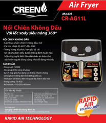 Nồi chiên không dầu Creen CR-AG11L