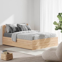 SENGE, Giường ngủ 2 hộc kéo 3 ngăn BED_029, 203x93cm, sản xuất bởi Scandi Home