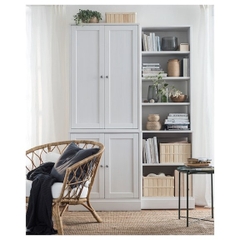 BODO, COMBO Kệ trưng bày kết hợp tủ lưu trữ đồ dùng STO_074, 142x47x212cm