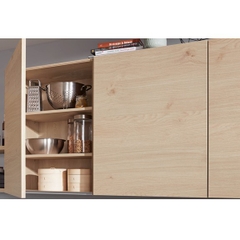 [Freeship Tp.HCM] KITCHEN, Mẫu tủ bếp chữ L hiện đại gỗ công nghiệp cao cấp KIT_005, sản xuất bởi Scandi Home