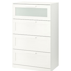 KALUA, Tủ lưu trữ đồ dùng tân cổ điển 4 ngăn DRA_094, 78x46x124cm